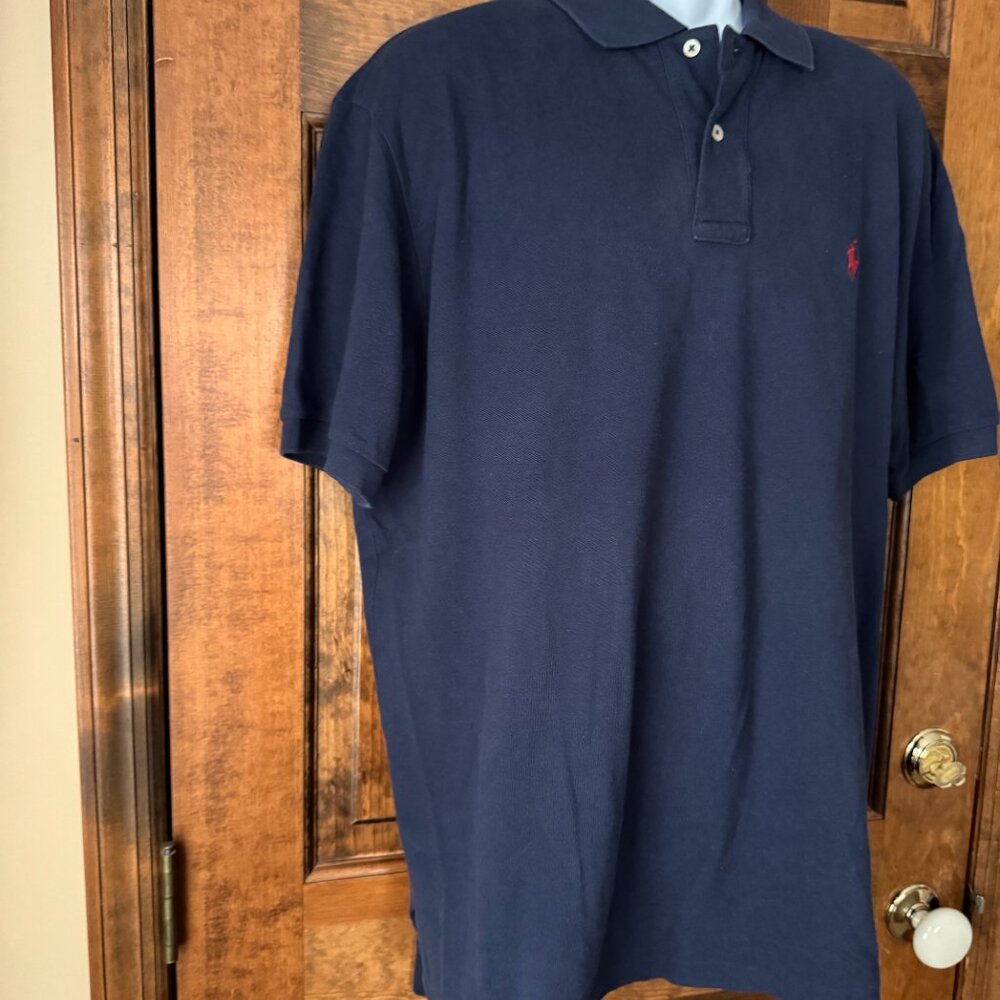 Polo by Ralph Lauren Navy Blue Polo Shirt X-Large - Picture 6 of 12